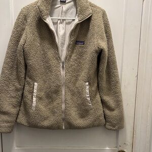 Patagonia Women's Tan Teddy Jacket
